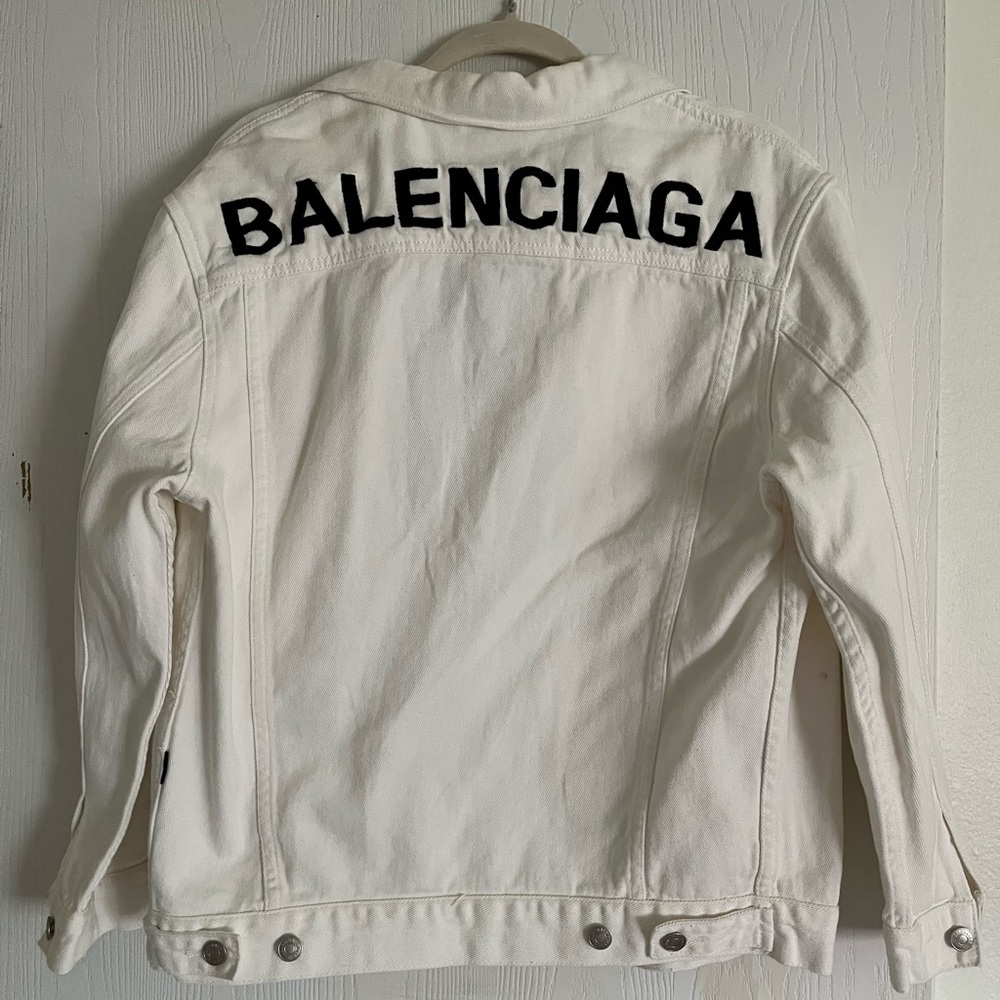 Balenciaga denim shirt jacket